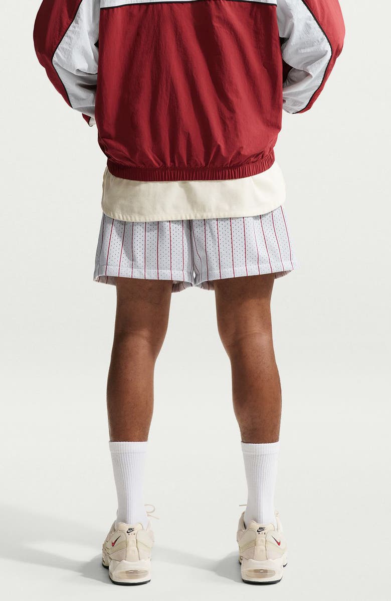 Nike Sportswear Club Flow Shorts, Alternate, color, Photon Dust/ Team Crimson