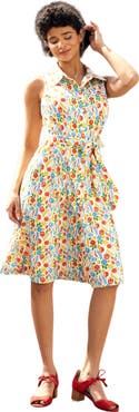 ModCloth Can't Slow My Roll Shirt Dress with Pockets