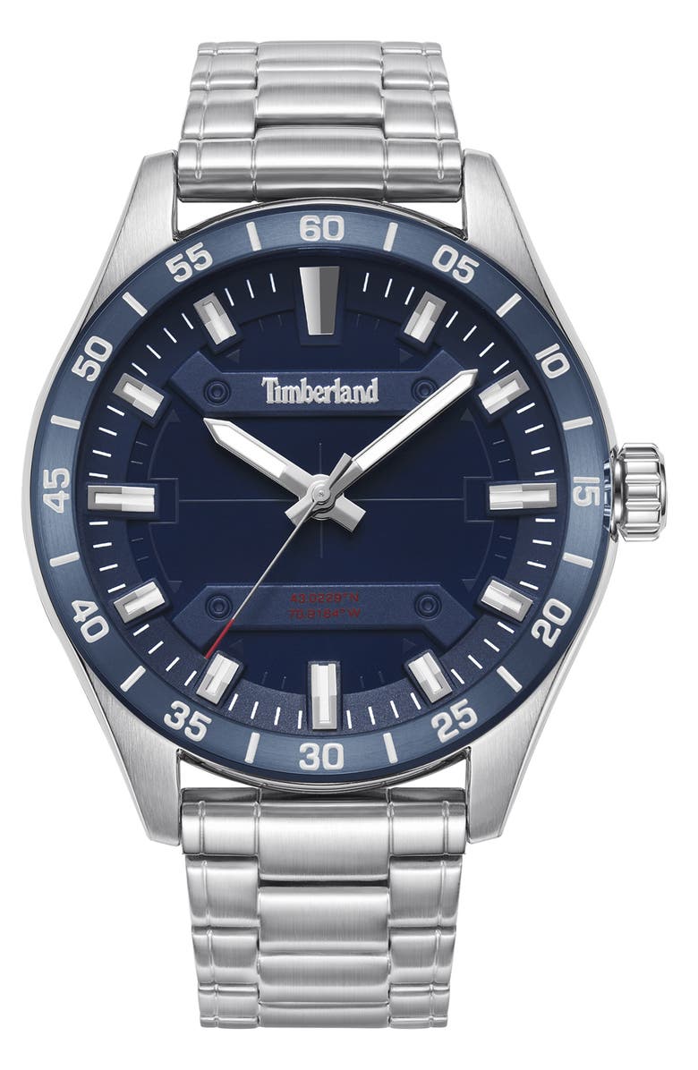 Timberland Calverton Bracelet Watch, 46mm, Main, color, 