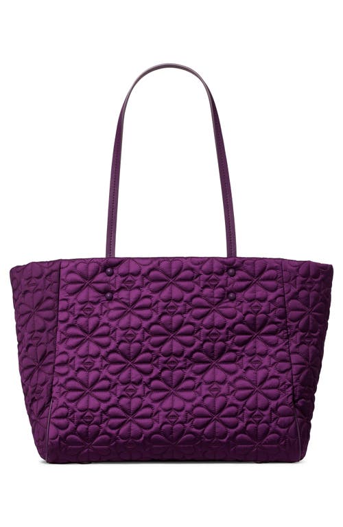 Kate Spade New York Medium Tilly Quilted Tote In Purple