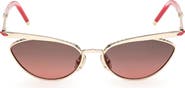 Christian Louboutin 56mm Geometric Sunglasses