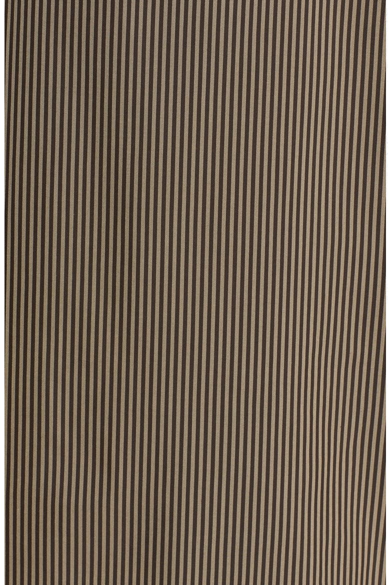 'Classic' Stripe Cotton & Silk Blouse with Taffeta Bow, Alternate, color, MUDD CLUB