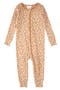 Floral Cotton Rib Fitted One-Piece Pajamas