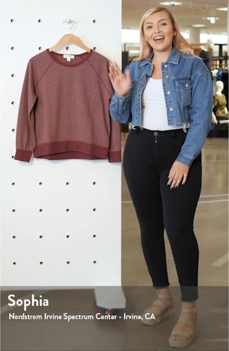 Distressed Crewneck Sweatshirt, sales video thumbnail