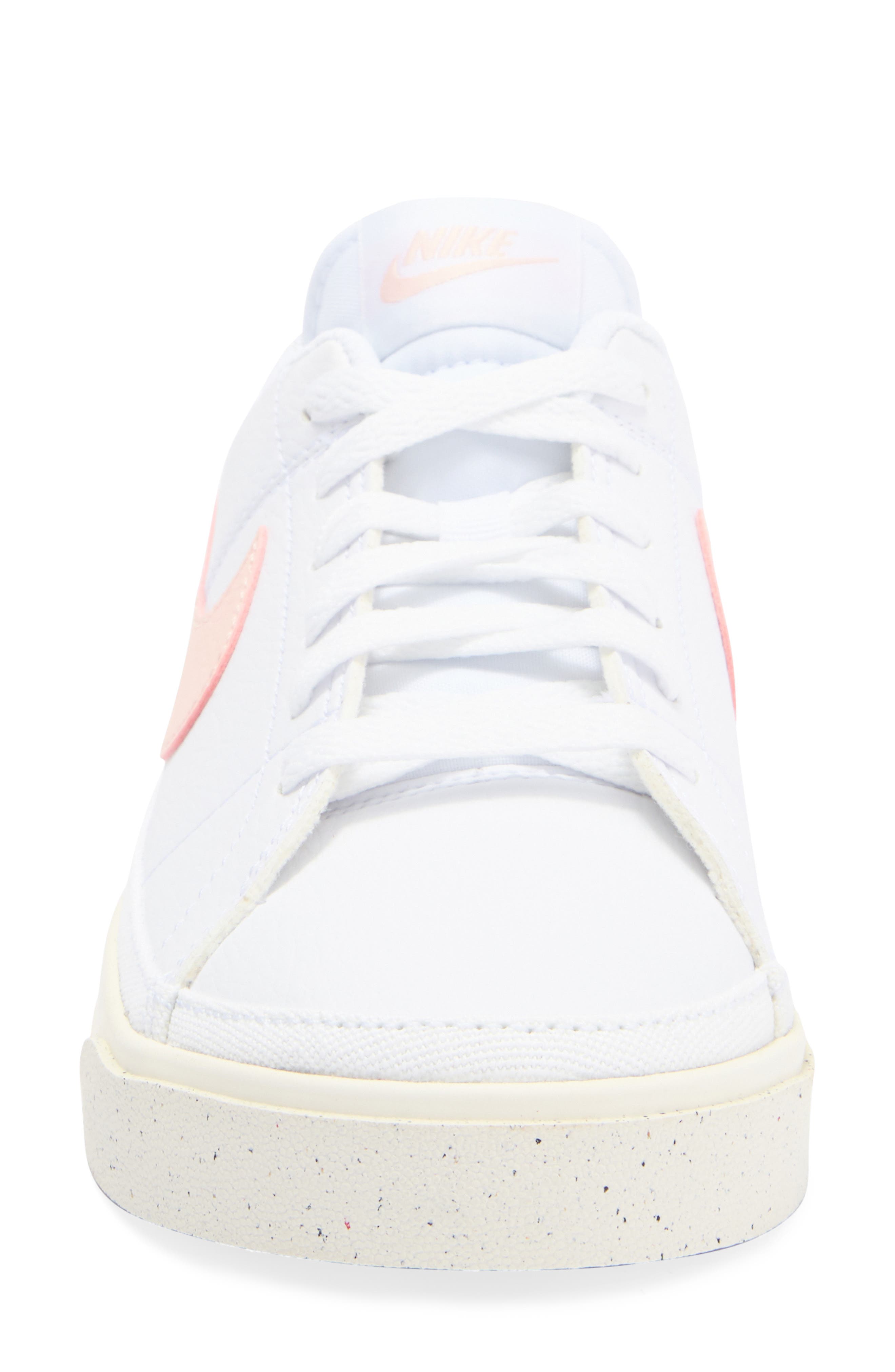 Nike Court Legacy Sneaker, Alternate, color, White/ Coral/ Sail