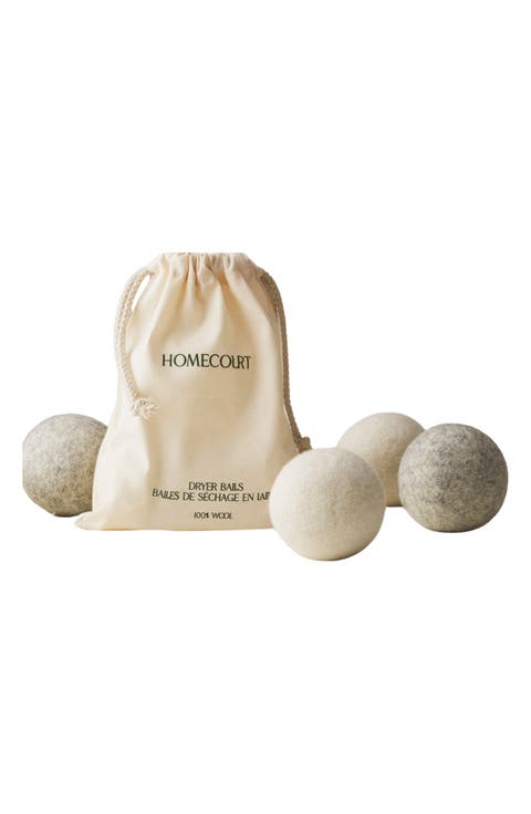 Set of 4 Wool Dryer Balls