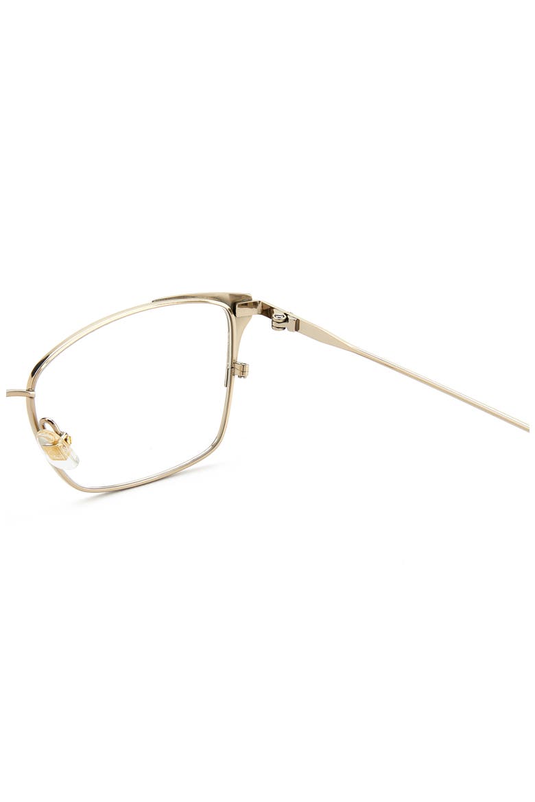 arla 52mm rectangular optical glasses, Alternate, color, BLACK