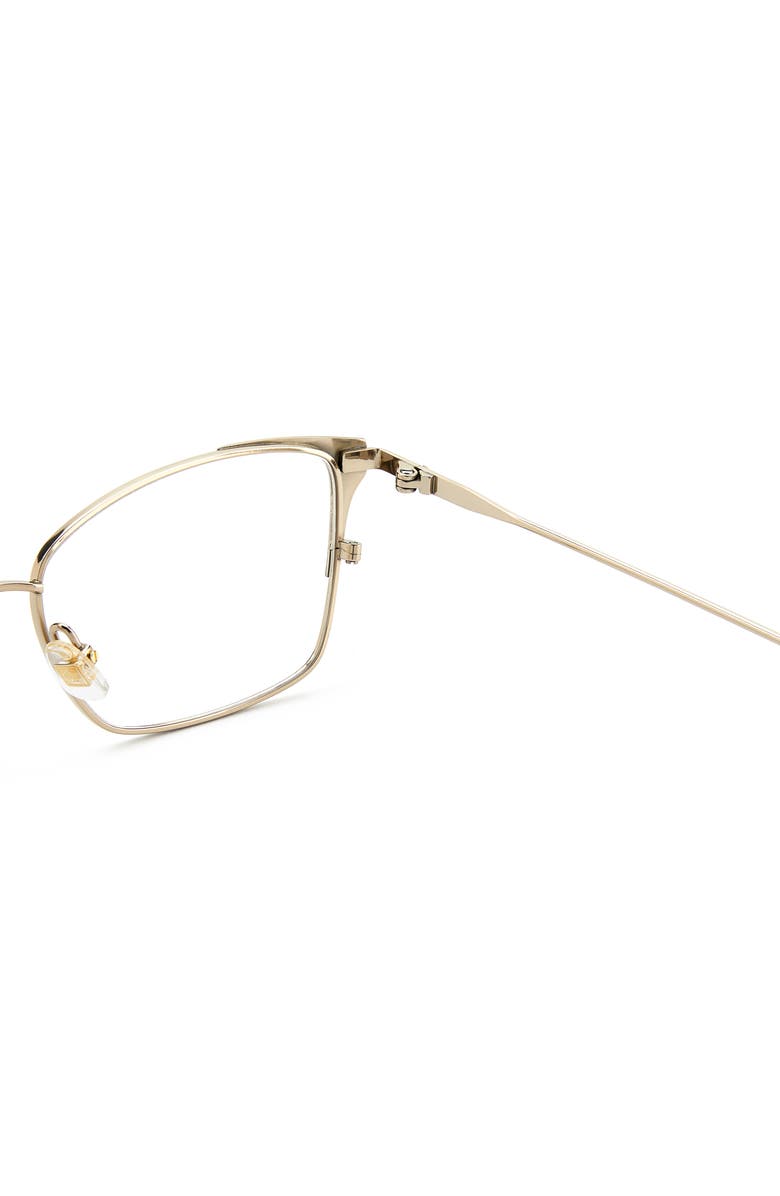 Kate Spade New York arla 52mm rectangular optical glasses, Alternate, color, Black