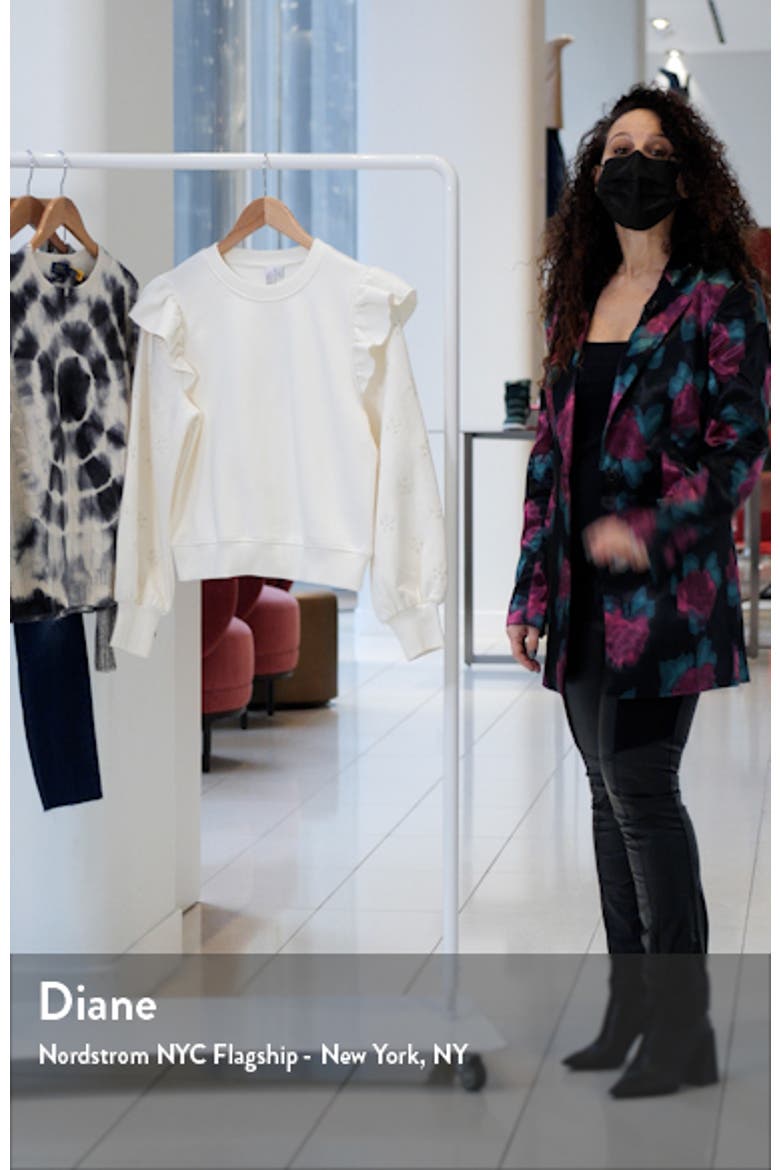 Eyelet Sleeve Sweatshirt video