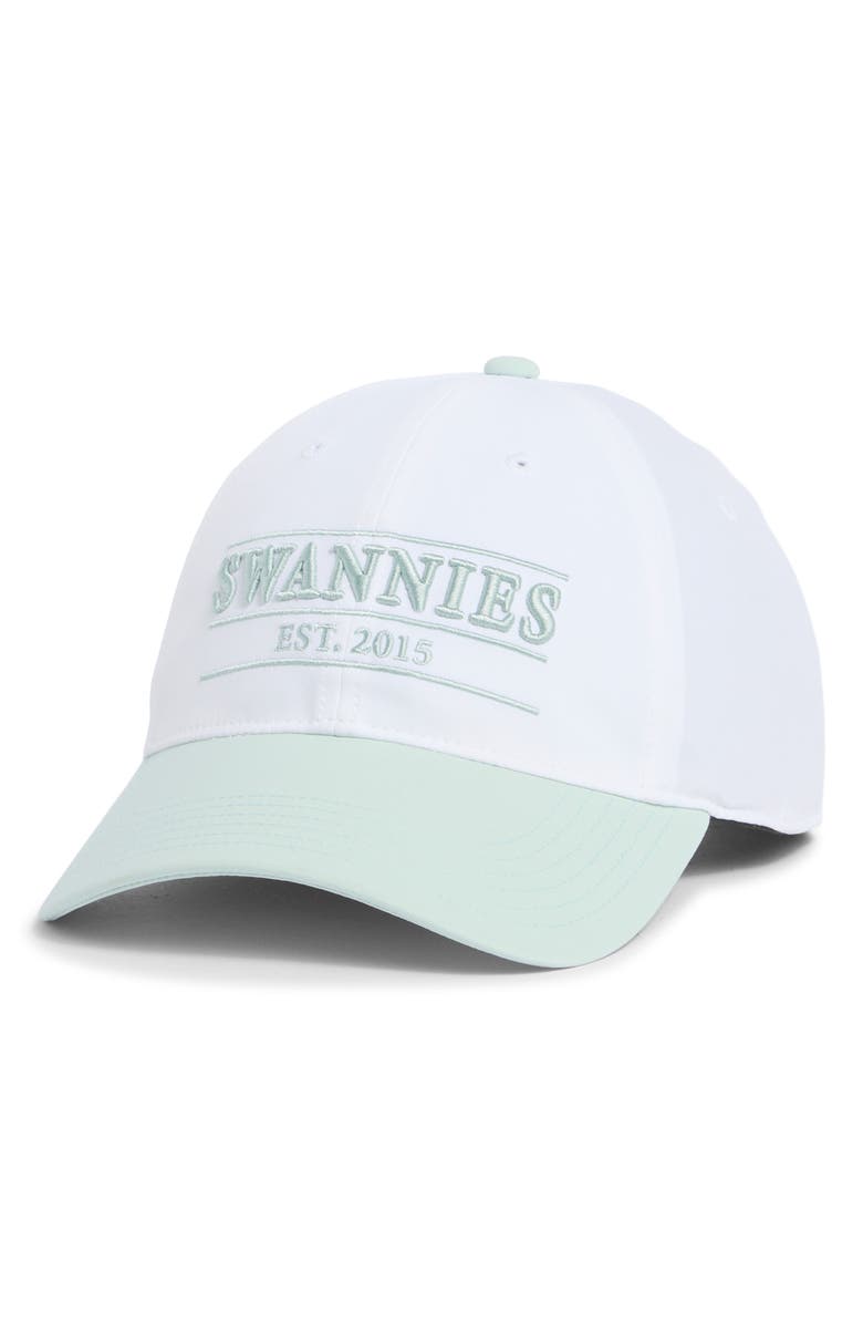 Swannies Britt Snapback Baseball Cap, Main, color, Surf