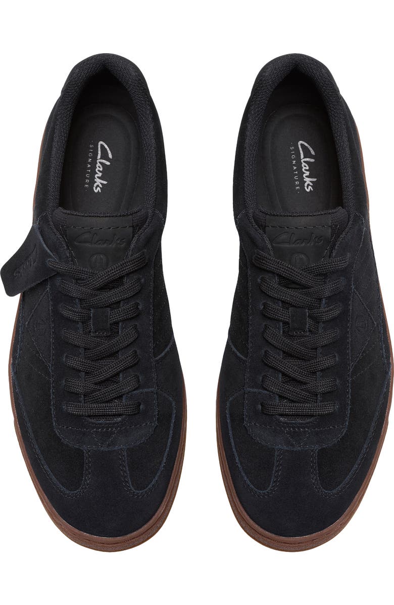 Clarks<sup>®</sup> CraftRally Ace Sneaker, Alternate, color, Black Suede