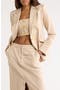 selected Tan/ Brown Pinstripe