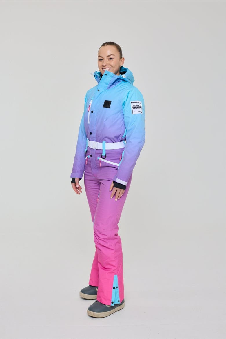 Rhythm Is A Dancer Women's Ski Suit, Alternate, color, Sky blue