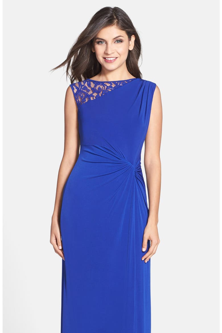 Column Gown, Alternate, color, COBALT