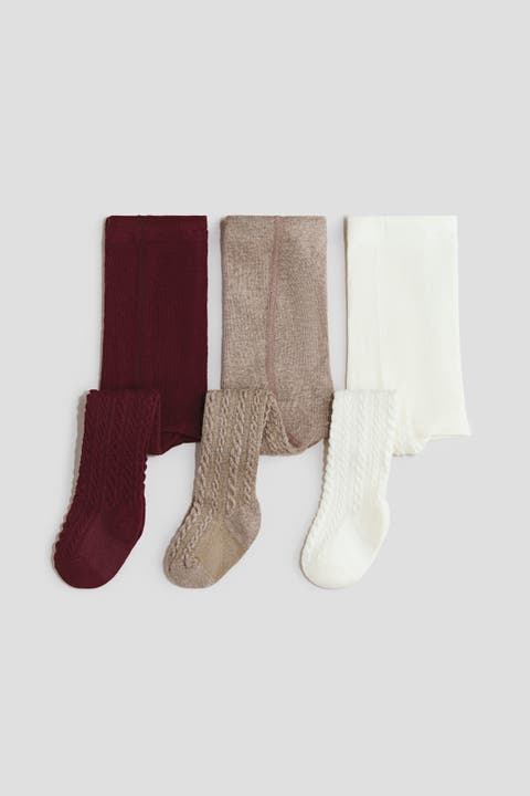 3-pack Ribbed Tights