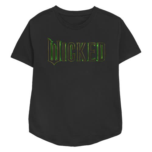 Women's Wicked Official Logo  Graphic T-Shirt in Black Classic Logo  product