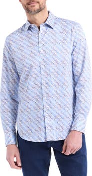 Robert Graham Bradvale Long Sleeve Cotton Button-Shirt