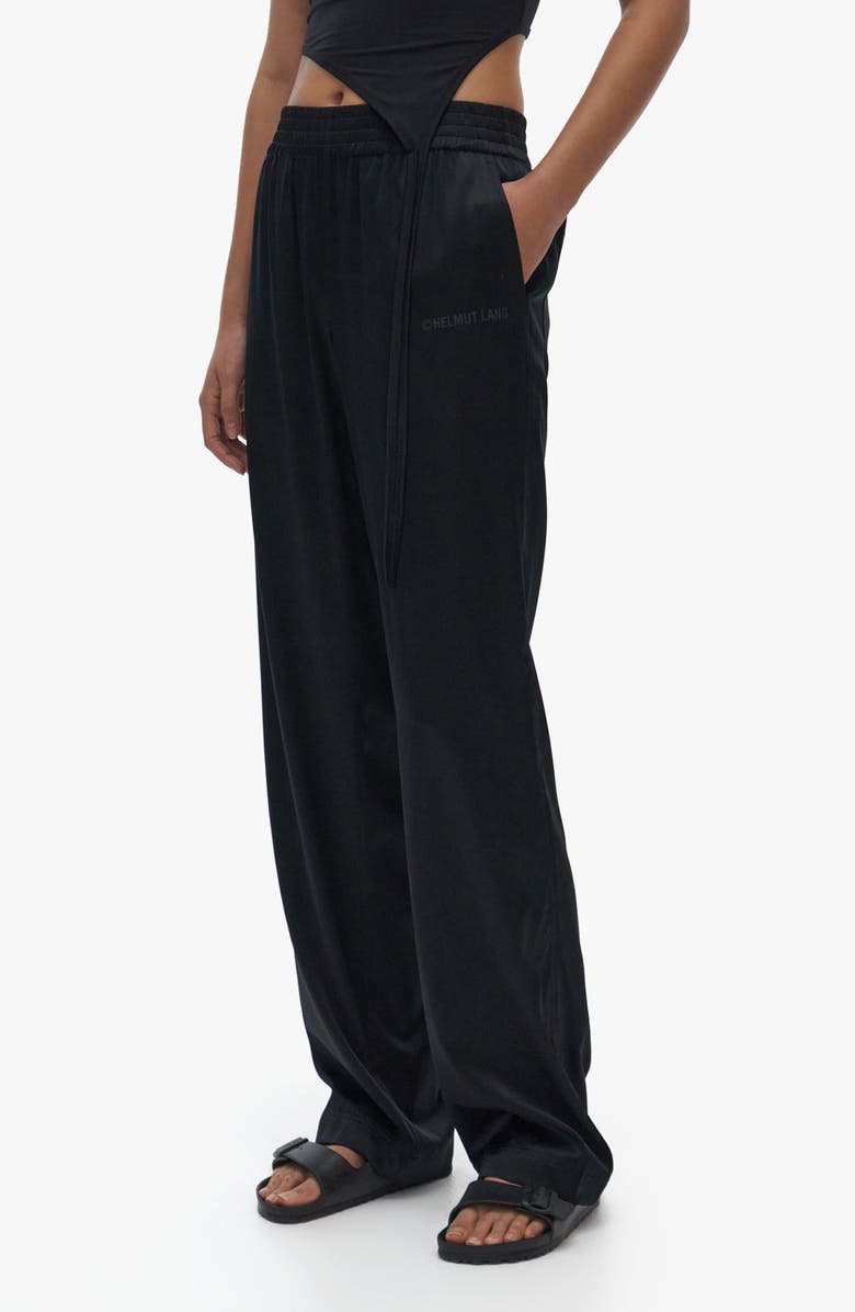 Helmut Lang Stretch Silk Pants, Alternate, color, 
