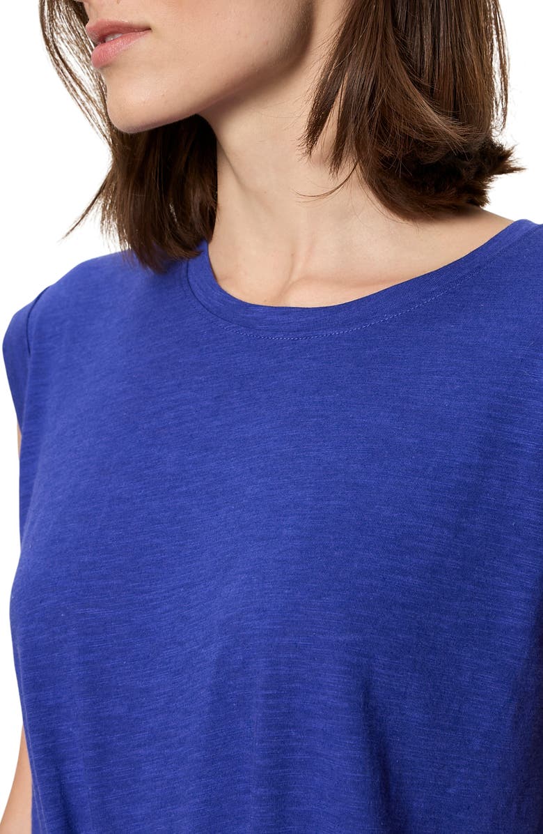 Sanctuary Knotted Muscle Tee, Alternate, color, Luminous Blue