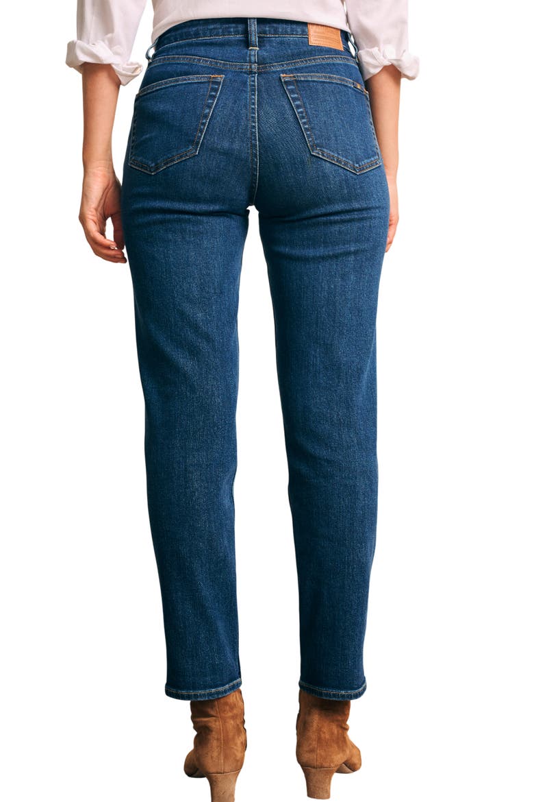 Slim Straight Leg Jeans, Alternate, color, NIGHT CREEK