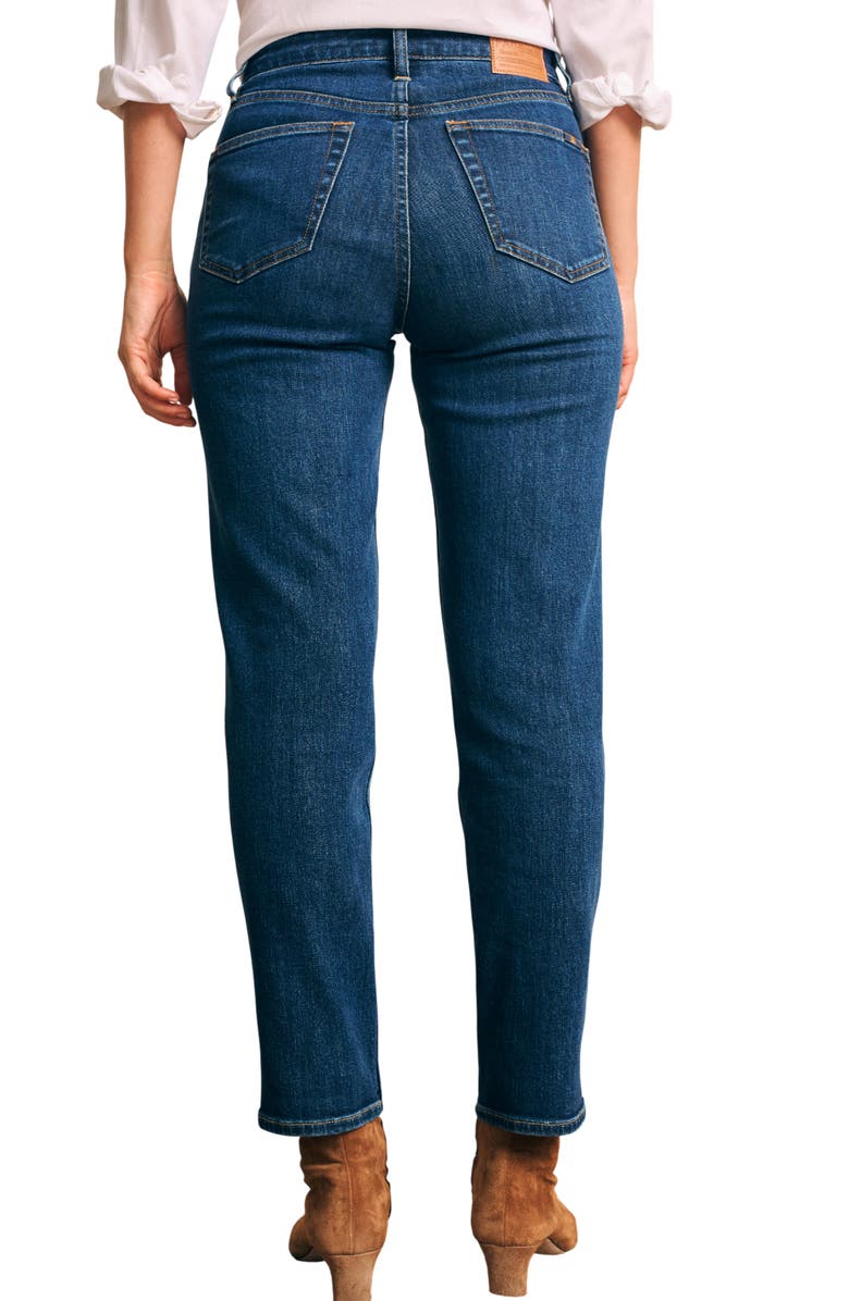 Faherty Slim Straight Leg Jeans, Alternate, color, Night Creek