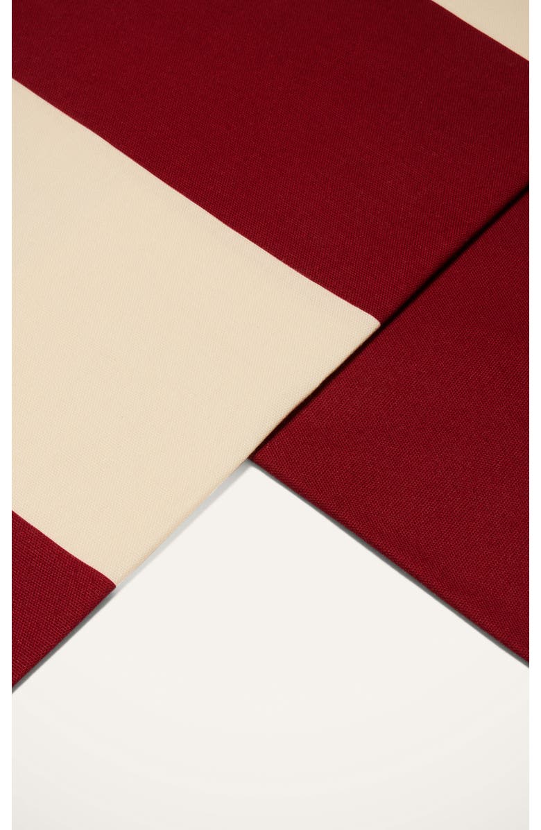 La DoubleJ Medium Tablecloth, Alternate, color, Contrada Bordeaux