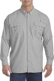 Columbia Big & Tall PFG Bahama II Long-Sleeve Sport Shirt