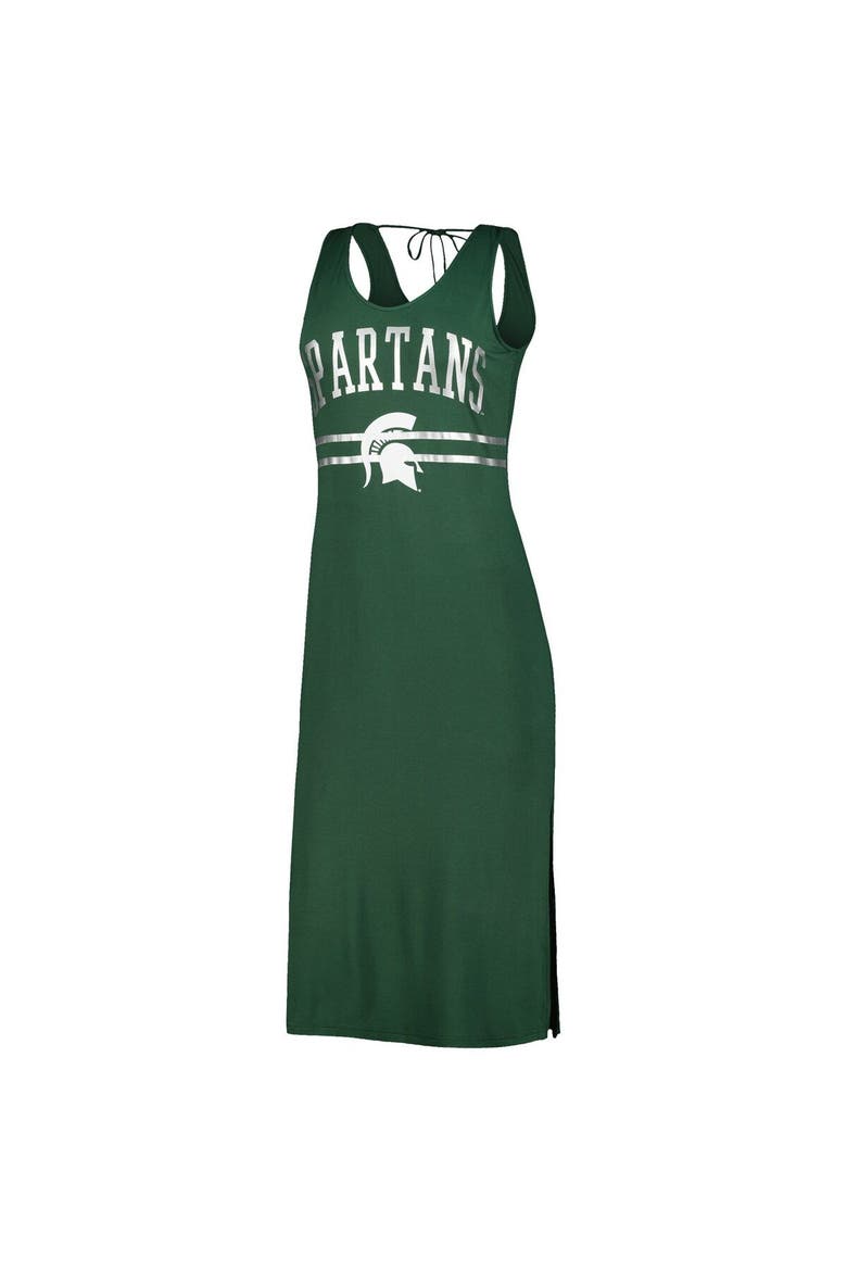 Women's G-III 4Her by Carl Banks Green Michigan State Spartans Training V-Neck Maxi Dress, Alternate, color, Green
