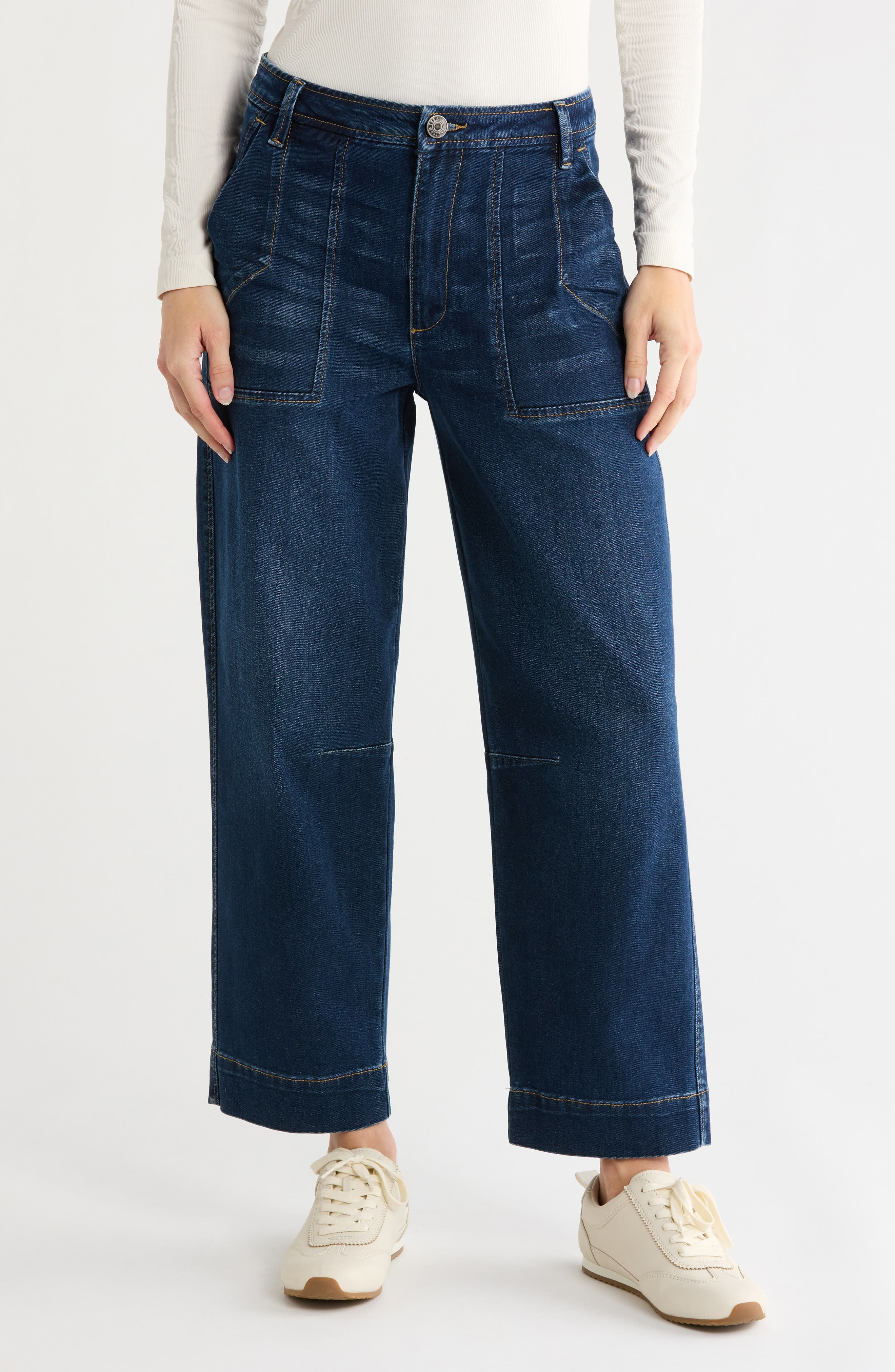 Ashton Wide Leg Barrel Jeans