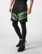 PLEIN SPORT Sport Leggings Camouflage Men