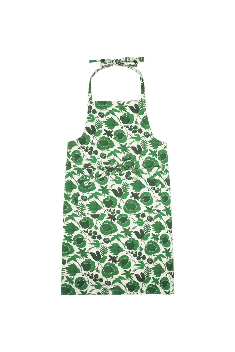 Apron With Pocket, Main, color, Wildbird Green