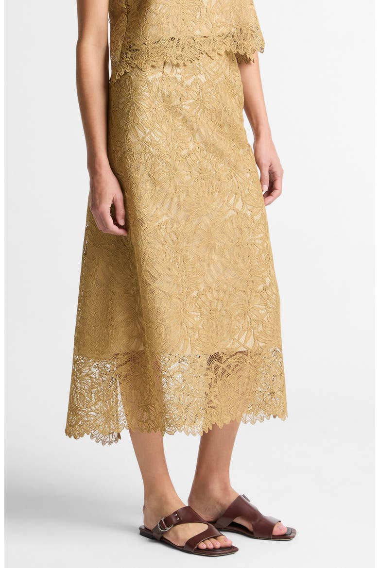 Lace Midi Slip Skirt, Alternate, color, SOFT GOLD
