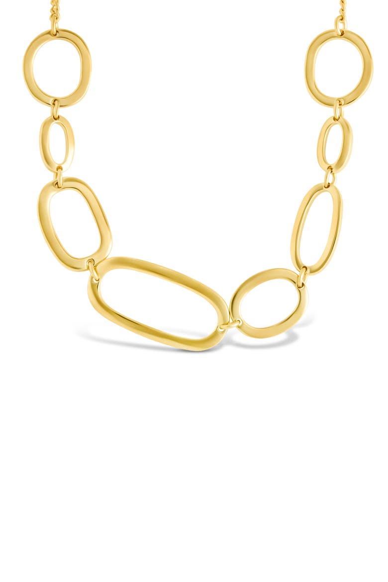 Holly Interlinked Halos Chain Necklace, Main, color, GOLD