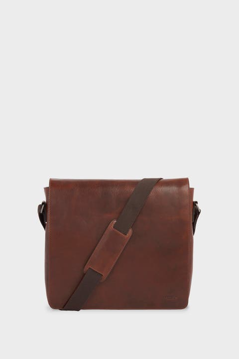 The Smithy Large Leather Messenger Bag