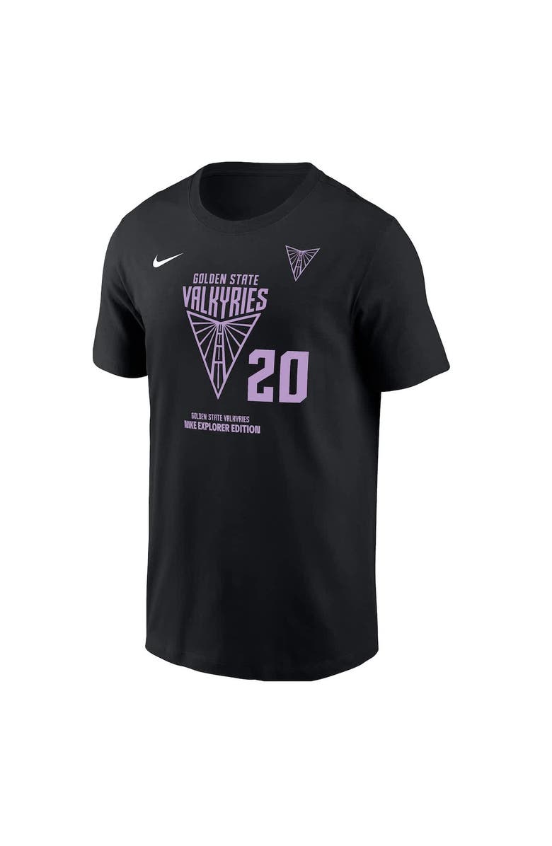 Nike Men's Nike Kate Martin Eclipse Black Golden State Valkyries Explorer Edition Name & Number T-Shirt, Alternate, color, Eclipse Black