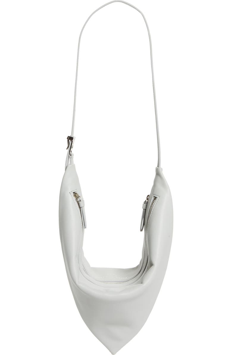 Proenza Schouler Tetra Leather Shoulder Bag, Main, color, Smoke