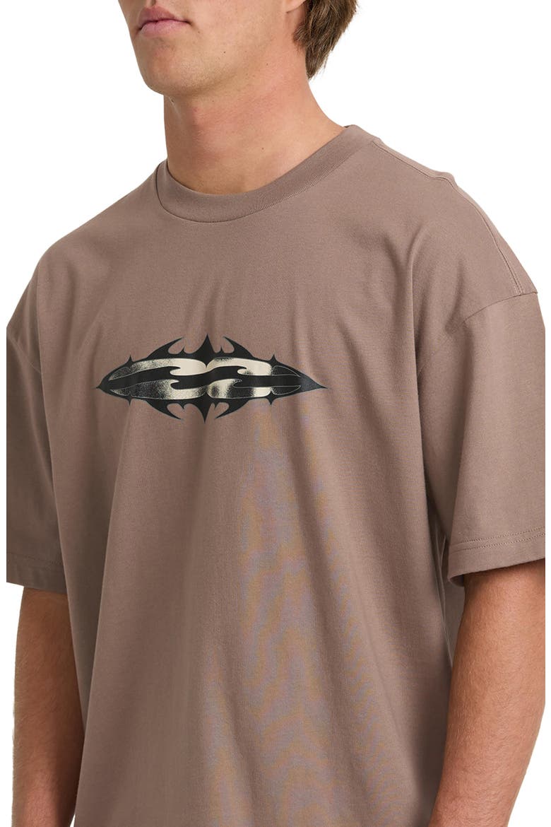 Immortal Diamonds Oversize Cotton Graphic T-Shirt, Alternate, color, STONE