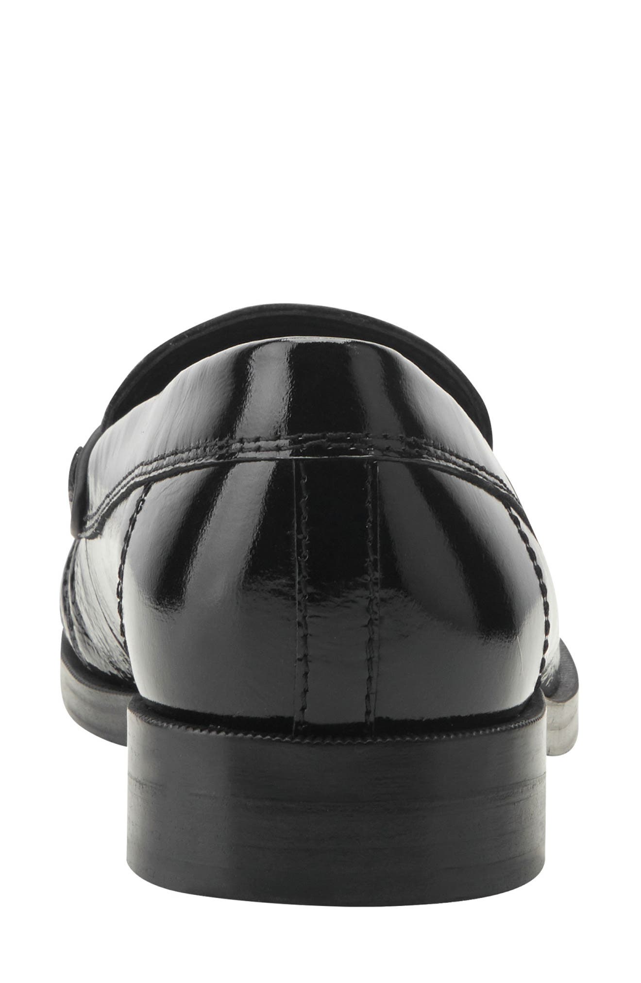Nell Penny Loafer, Alternate, color, BLACK