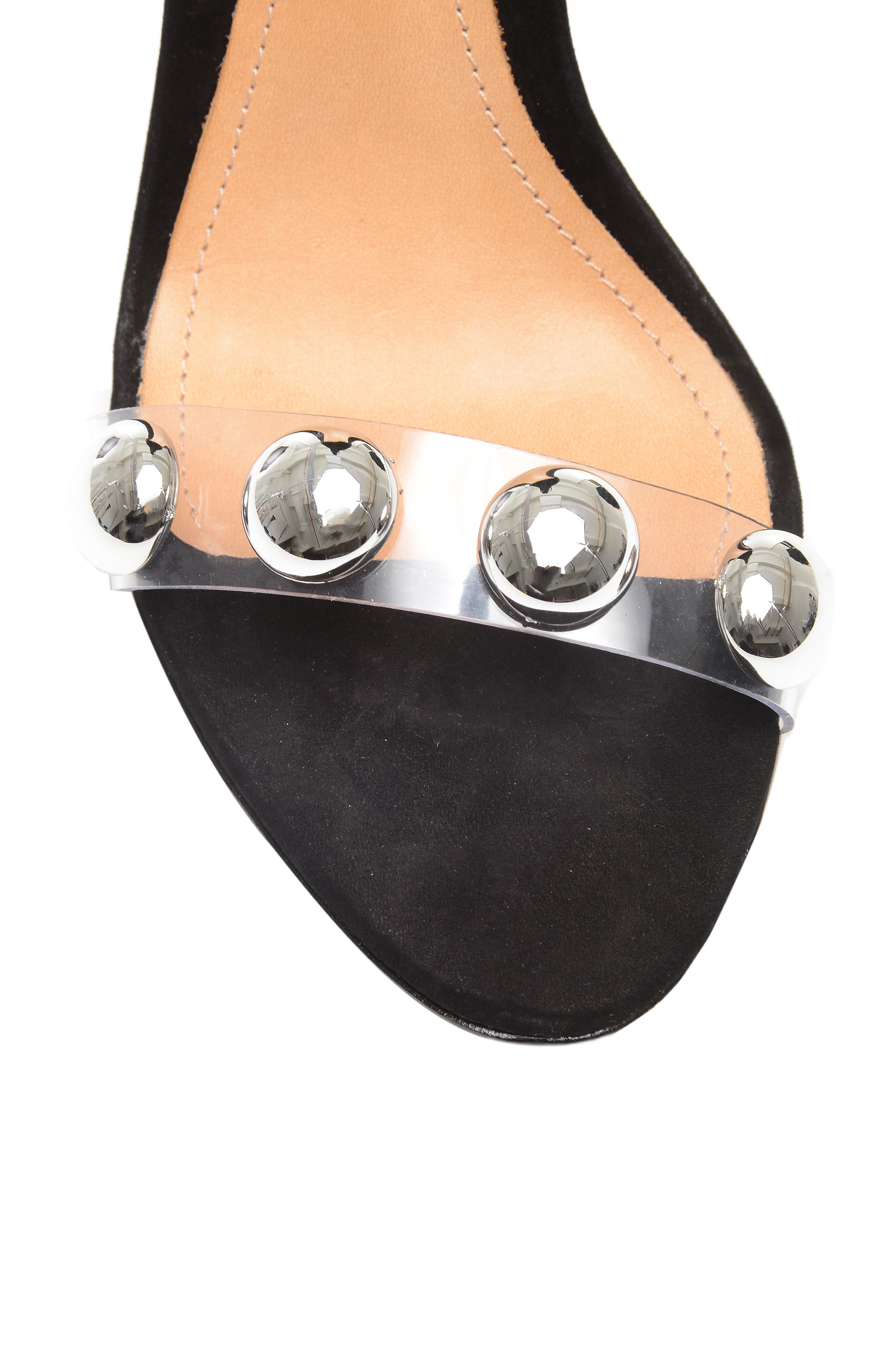 Schutz Ramon Studded Wraparound Sandal, Alternate, color, 