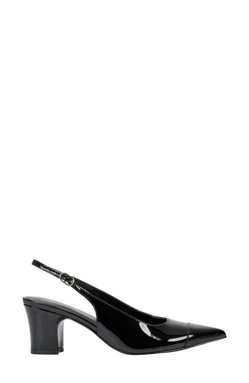 Marc Fisher Ltd Blakeley Slingback Pointed Toe Pump In Black