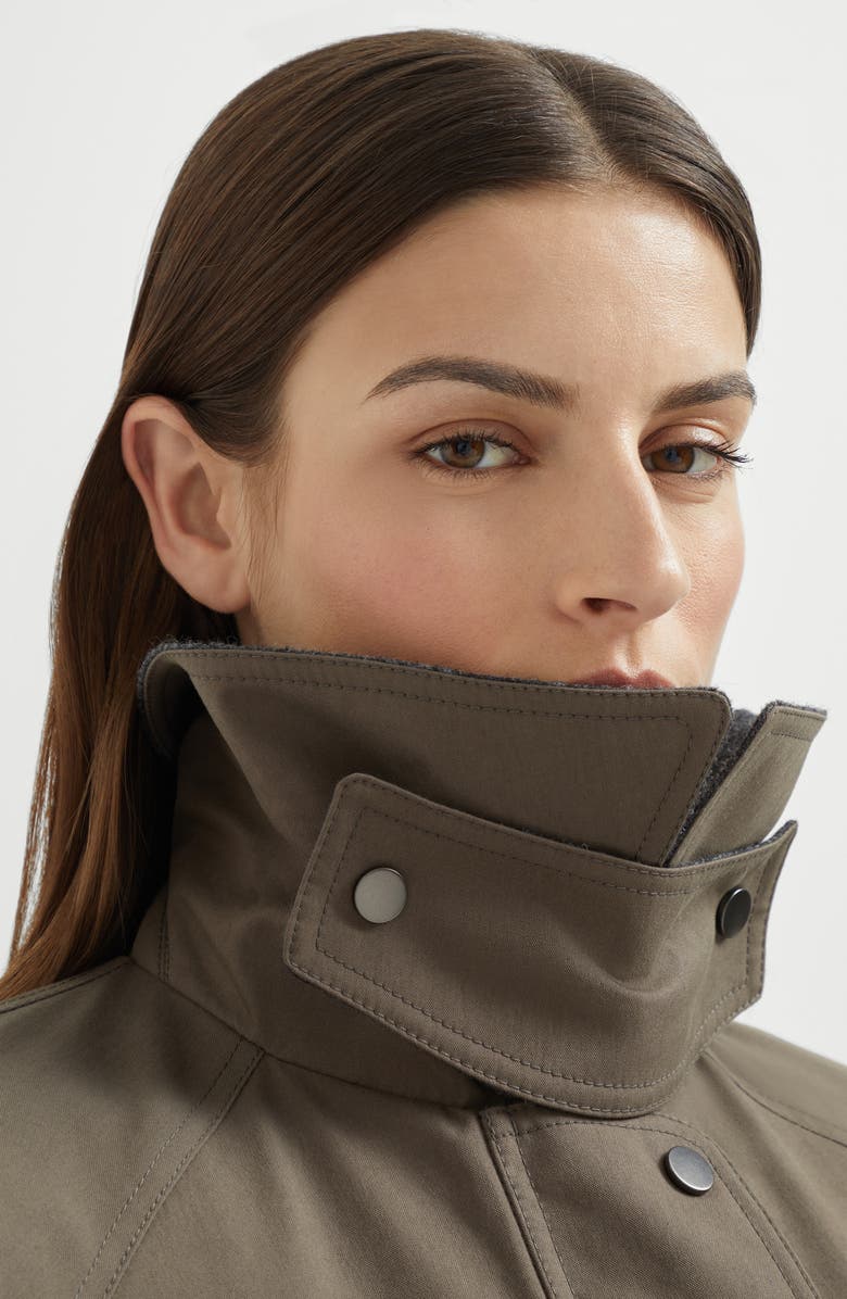 Brunello Cucinelli Jacket with monili, Alternate, color, Brown