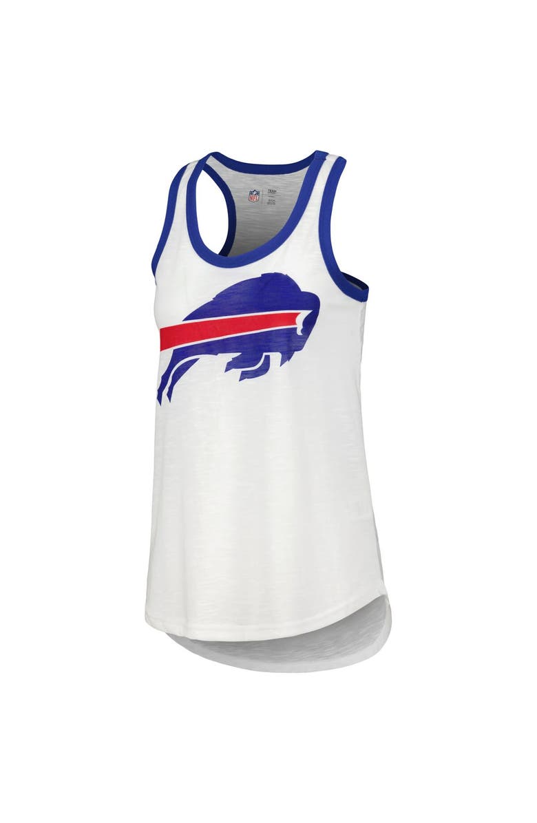 G-III 4HER BY CARL BANKS Women's G-III 4Her by Carl Banks White Buffalo Bills Tater Tank Top, Alternate, color, White