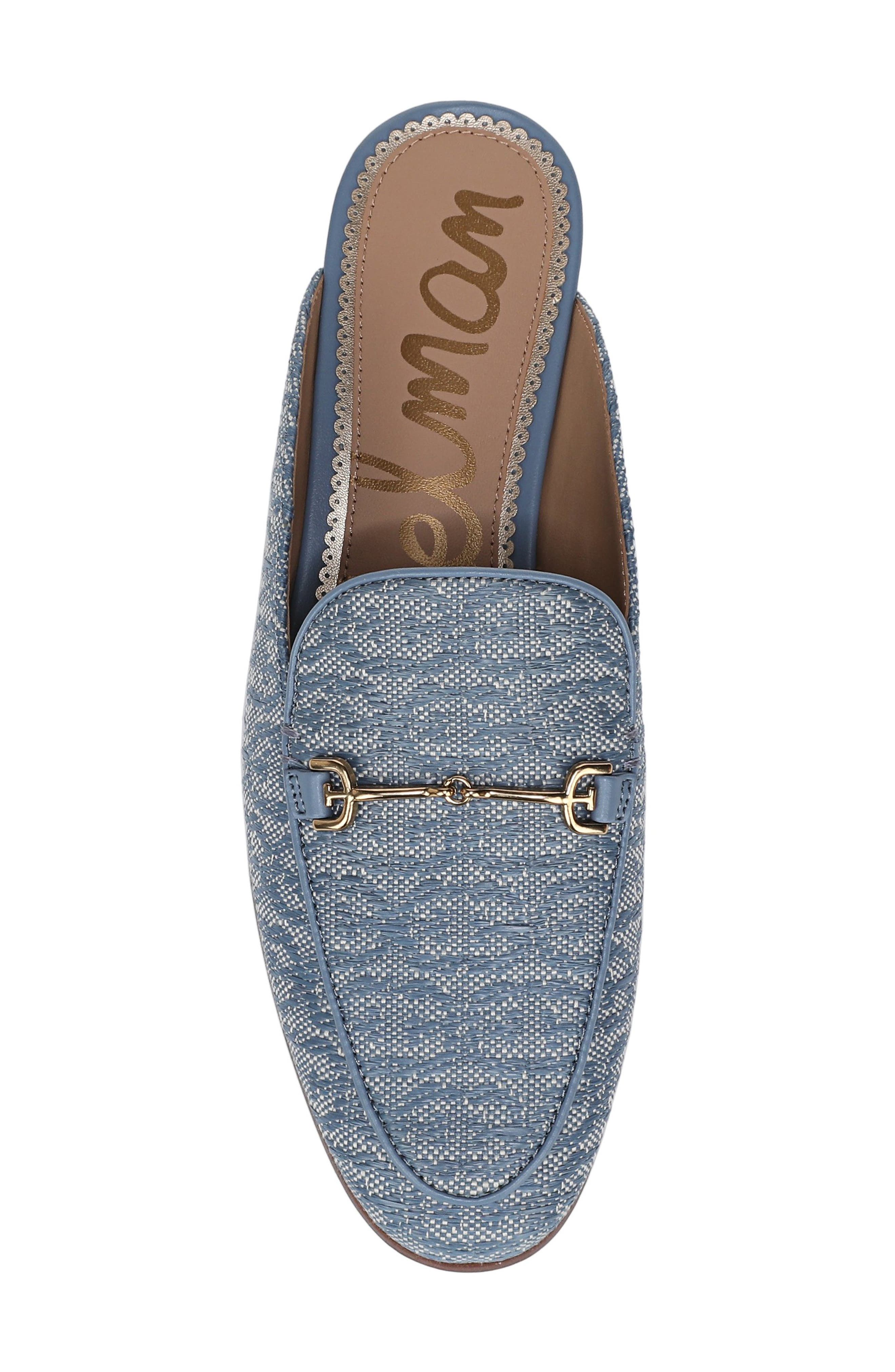 Linnie Mule, Alternate, color, AZURE BLUE