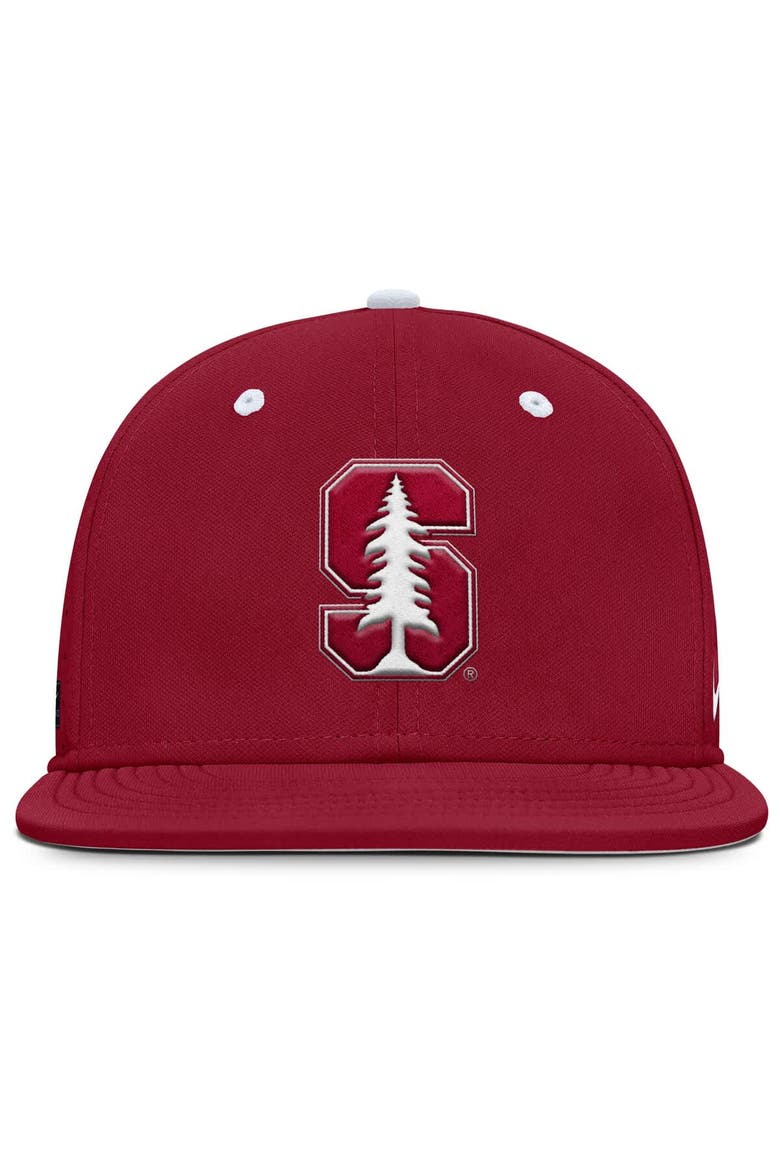 Men's Nike Cardinal Stanford Cardinal On-Field Dugout True Performance Fitted Hat, Alternate, color, Cardinal