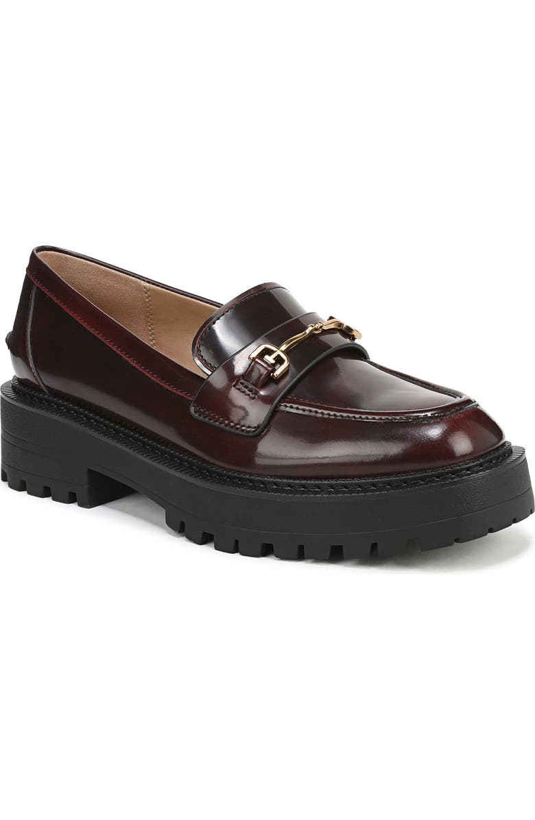 Sam Edelman Leah Platform Loafer, Main, color, Darkmerlot