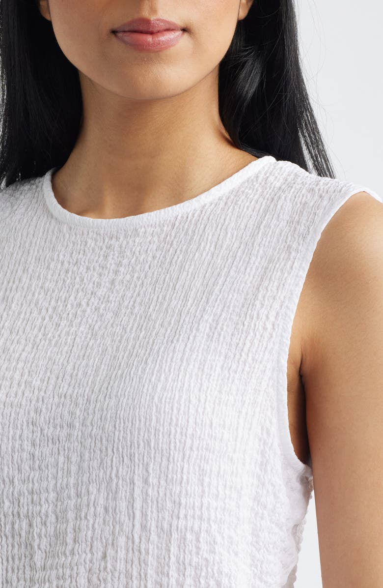 Bernardo Sleeveless Top, Alternate, color, Bright White