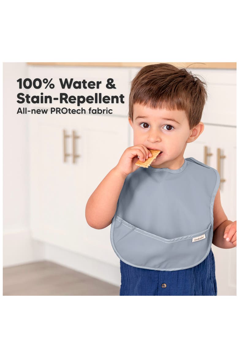 3-Pack Presto Waterproof Bibs, Alternate, color, Slate