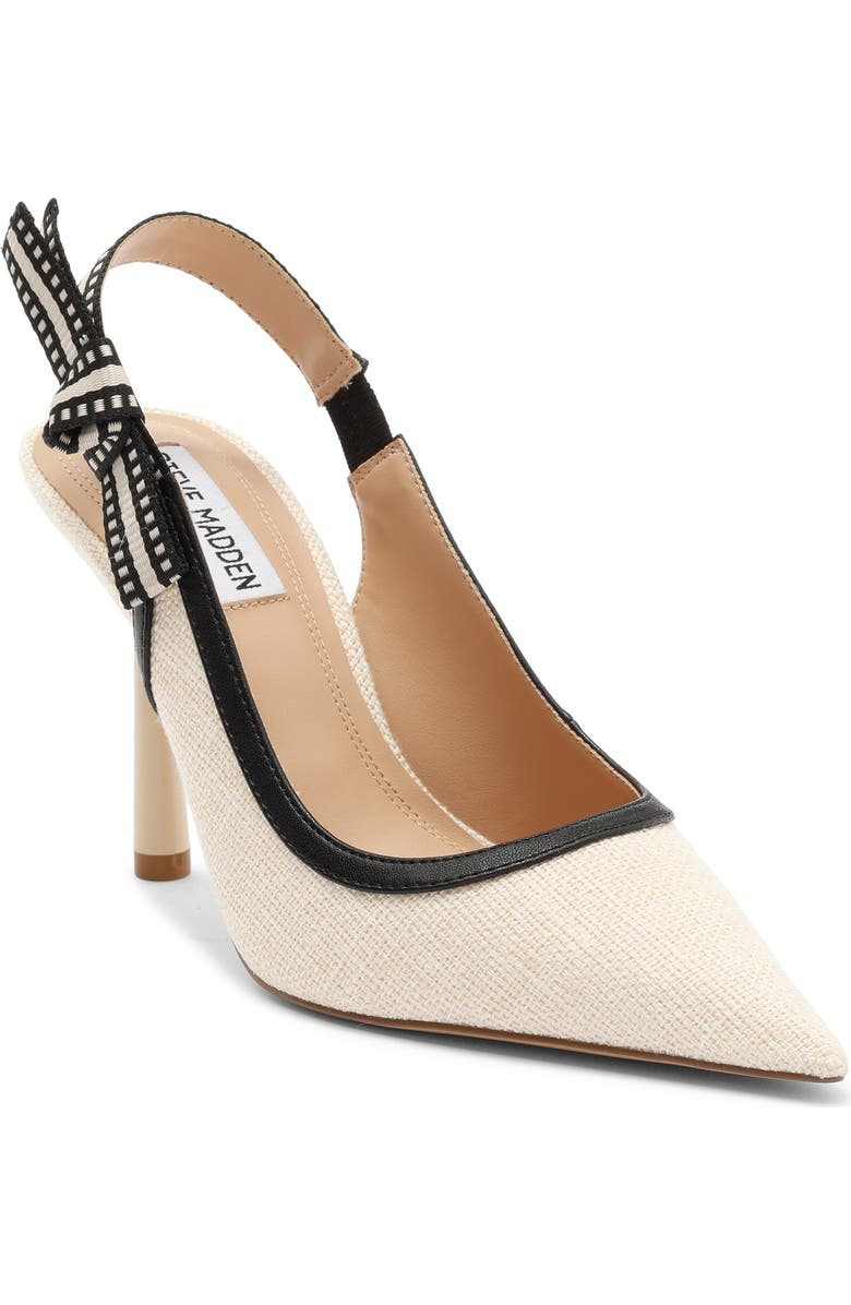 Steve Madden Stefani Slingback Pump, Main, color, Cream Multi