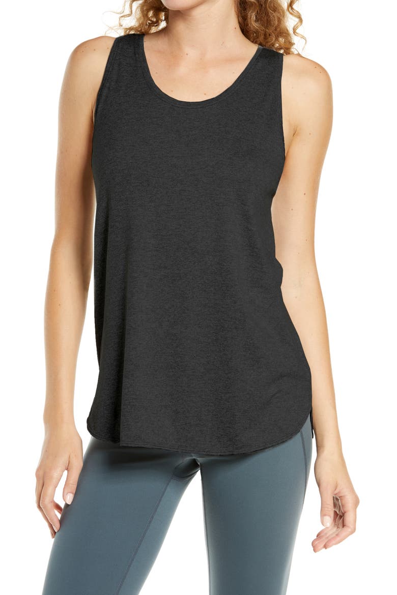 LIana Restore Performance Tank, Main, color, BLACK SHADE