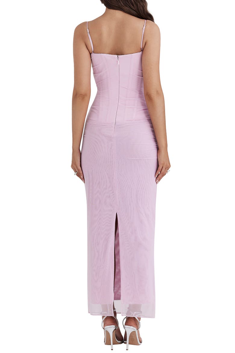 Nalini Mesh Corset Gown, Alternate, color, PIROUTTE